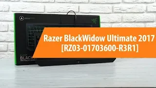 Распаковка клавиатуры Razer BlackWidow Ultimate 2017 / Unboxing Razer BlackWidow Ultimate 2017