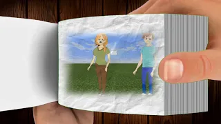 Alex and Steve | Minecraft Anime FlipBook Animation (episode 34) Alex why are you crying?😧
