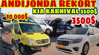 14 YANVAR ANDIJONDA REKOR 3500$ KIA KARNIVAL METAN ZUDLIK BILAN SOTILADI SPRENRER LARGUS VARYANT