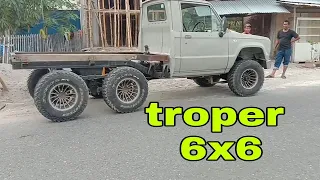 isuzu troper 6x6 troper rasa truk monster