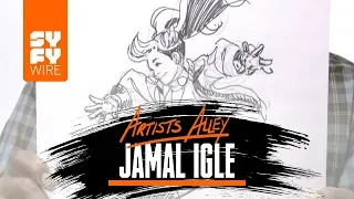 Jamal Igle Sketches Molly Danger (Artists Alley) | SYFY WIRE