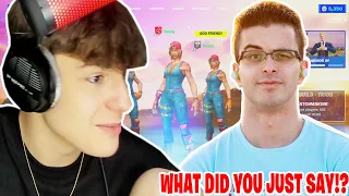 I *CUSSED* On Nick Eh 30's Stream... 😳 | More Clix