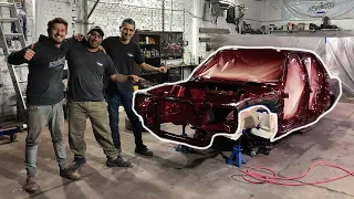 PINTANDO LA CARROCERÍA DEL E30!!!!!!