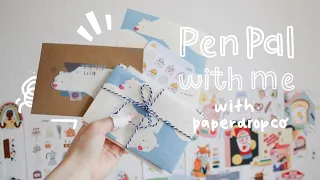 📮 asmr penpal with me // blue polar bear - to lisa 🌨