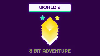 "8 Bit Adventure" 100 % (WORLD 2) | The Impossible Game 2