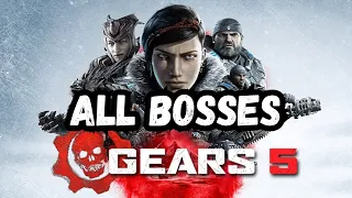 Gears 5 - All Bosses with Cutscenes + All Endings! - Xbox Series S Gameplay - No Commentary