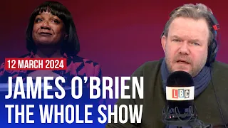 Tory party donor said Diane Abbott "should be shot" | James O'Brien - The Whole Show