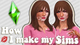 HOW I MAKE MY FEMALE SIMS IN TS3, BUT IN FULL DEPTH! 💋 || 2022