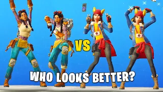 Fortnite Dance Battle: Jules vs Skye // Battle Pass Skins