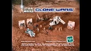 Star Wars Clone Wars toys by Hasbro ad from 2003