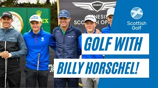 Golf With BILLY HORSCHEL! 🤯 Genesis Scottish Open 2022 🏴󠁧󠁢󠁳󠁣󠁴󠁿