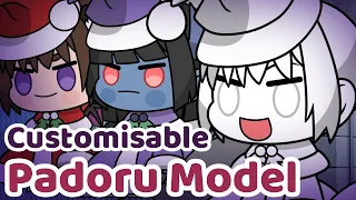 Customisable Live2D Padoru Model l Live2D Showcase