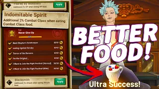Don't Forget to UPGRADE Your FOOD!!! Title Bonus! (New Players) | The Seven Deadly Sins: Grand Cross