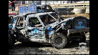 2 Man Extreme Demolition Derby Full Size Big Cars Old Iron Mixed Fayette County April 2024