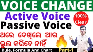 Active Voice And Passive Voice|Voice Change Of Sentence|All Rules And Formula|Grammar by Chinmay Sir