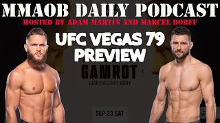 UFC Vegas 79: Fiziev vs. Gamrot Preview MMAOB Daily Podcast For September 17th