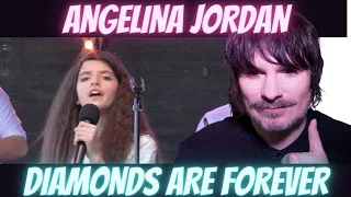 PRO SINGER'S first REACTION to ANGELINA JORDAN - DIAMONDS ARE FOREVER (Live)