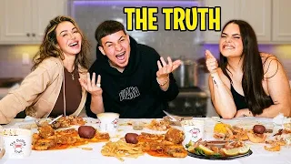 WE SPILLED THE TEA! MUKBANG W/CHIQUIS N JENICKA(TOO FUNNY)