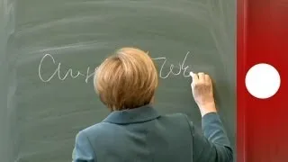 Geschichtsstunde mit Angela Merkel