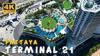 Walk Around Terminal 21 Pattaya in 4K 60FPS