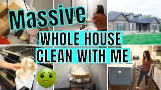 *MASSIVE* WHOLE HOUSE CLEAN WITH ME | EXTREME CLEANING MOTIVATION | CLEANING ROUTINE
