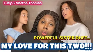 In The Arms Of An Angel - Sister Duet - Lucy & Martha Thomas How Love For This Two 😱/REACTION…