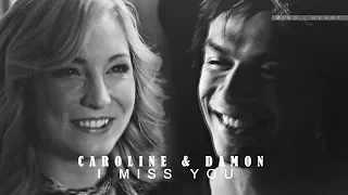 ●AU || Damon & Caroline || I miss you [HBD MIŠEL]