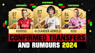 NEW CONFIRMED TRANSFERS & RUMOURS! 🤪🔥 ft. Trent, Rodrygo, Reus... etc