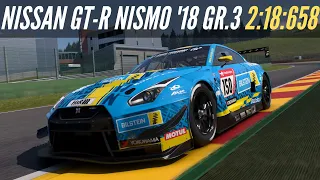 Gran Turismo 7: Daily Race Spa | Nissan GT-R NISMO Gr. 3 Hotlap [4K]