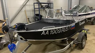 Fortboat 430 тюнинг и дооснащение лодки.#фортбот #тюнинглодки #yamaha30 #fortboat #Nemirgaragemarine