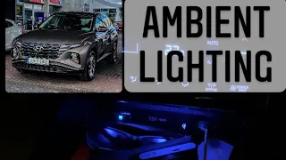 How to change ambient lights on Hyundai Tucson #ambientlights #howto #hyundaitucson