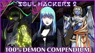 Soul Hackers 2 - 100% Demon Compendium Showcase ( Including DLC )