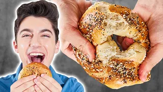 Learning The Secrets To A Perfect NY Bagel (At A Famous Bagel Shop) | Eitan Bernath