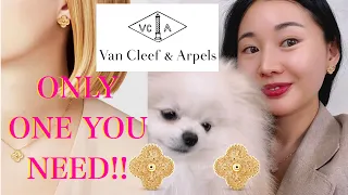 4 REASONS WHY🍀 You Should Buy VCA VAN CLEEF & ARPELS Vintage Alhambra Hammered Gold Earrings