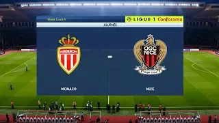 AS Monaco vs Nice | Stade Louis II | 2019-20 Ligue 1 | PES 2020