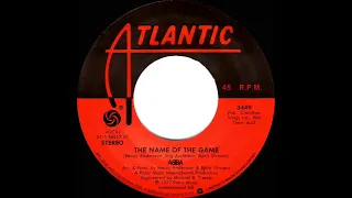 1978 HITS ARCHIVE: The Name Of The Game - ABBA (stereo 45--#1 UK hit)