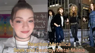 Reaction: Metallica Pt 5 Kill 'Em All Seek And Destroy/Metal Militia