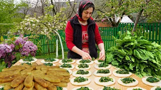 Spring Day in the village! - Making Homemade Delicious Fried Buns