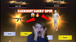 PUBG LITE LUCKIEST LUCKEY SPIN 😱🔥 | TIPS & TRICKS FOR LUCKY SPIN || X1 MAX