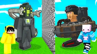 MUTANT CLOCK MAN VS HAMMER CAMERA MAN | Minecraft