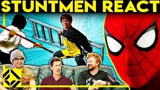 Stuntmen React to Bad & Great Hollywood Stunts 9