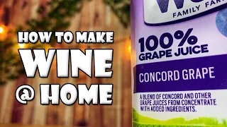 How to Make Wine from Grape Juice | You HAVE to Try This!