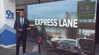 New I-95 express lanes opens in Virginia