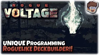 UNIQUE Programming Roguelike Deckbuilder!! | Let's Try Rogue Voltage