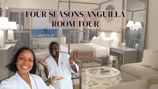 FOUR SEASONS ANGUILLA LUXURY ONE BEDROOM OCEAN-VIEW SUITE ROOM TOUR!