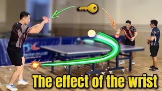 How to develop wrist effect for Forehand Topspin and Backhand Serve