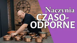 Miedziane naczynia Falk godne królów kuchni - NasTroje TV