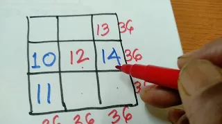 Solving 3×3 magic square