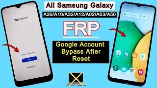 Samsung A20,A10,A32,A12,A02,A03,A50 FRP Unlock | Samsung FRP Bypass Google Account Unlock Without PC