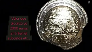 2 euros Lituania y hasta 2000 euros puede valer esta moneda del 2021🚩🚩🧐🚩🚩 Error de fabricación 🤑